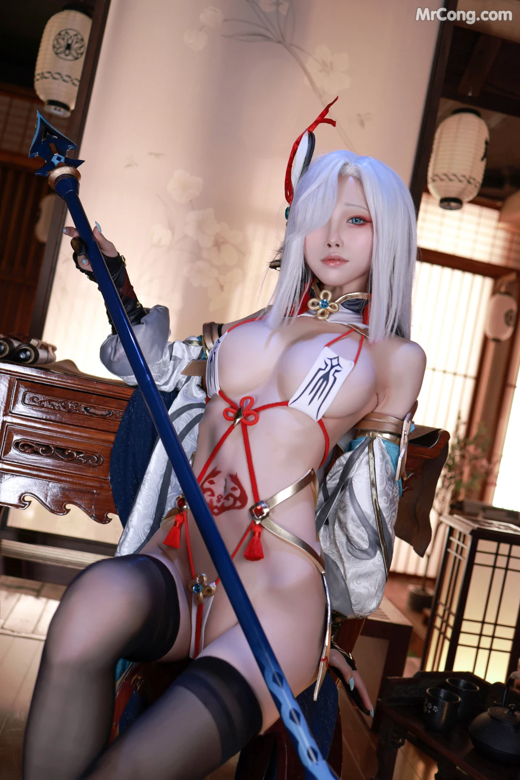 Coser@水淼aqua Vol.116: 原神 申鹤 (90 photos) – Page 6