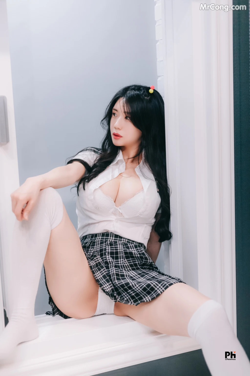 韩国美女sia – 学生装 (61 photos) – Page 6