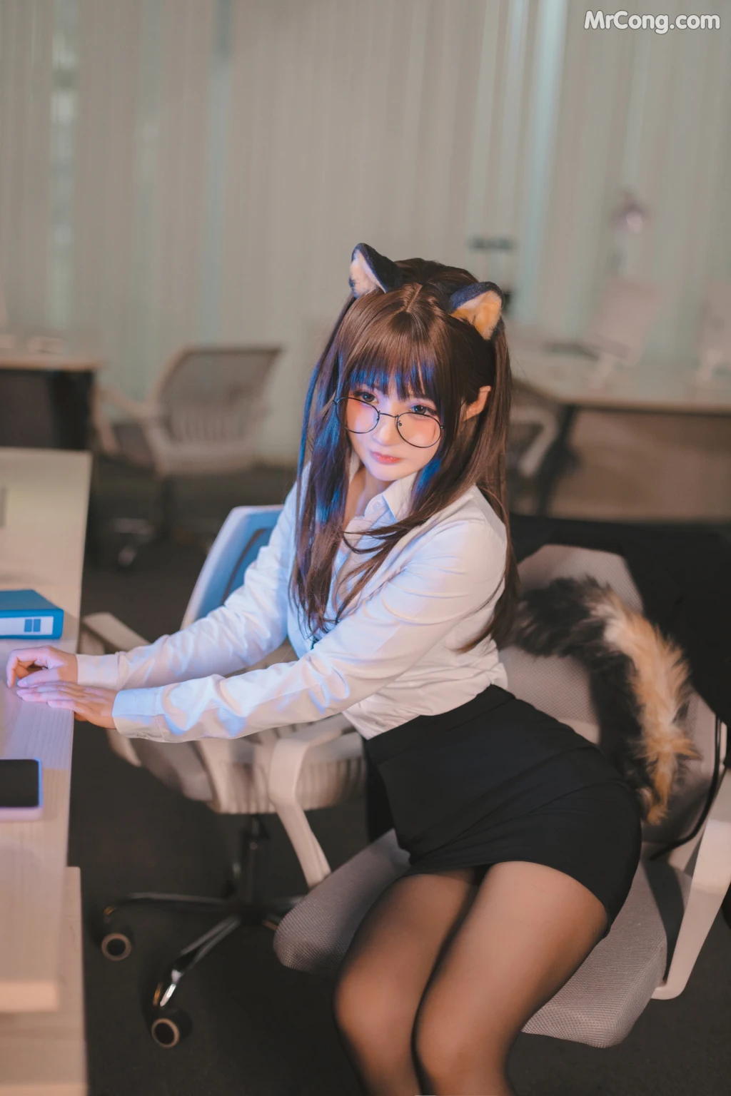 Coser@桜井宁宁 Vol.039: 柴犬秘书 (58 photos)
