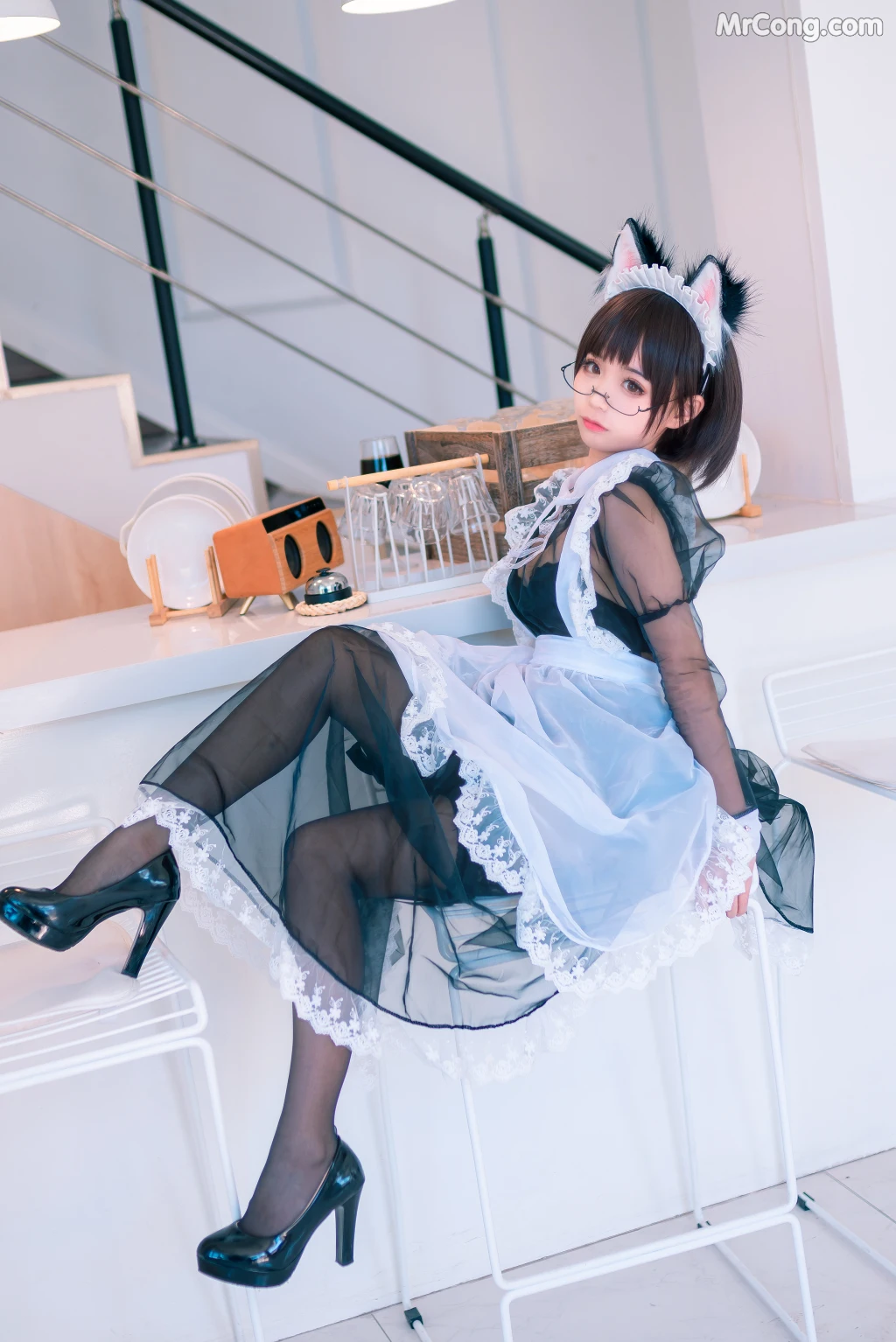 Coser@蠢沫沫 (chunmomo) Vol.036 透明女仆 (38 photos)