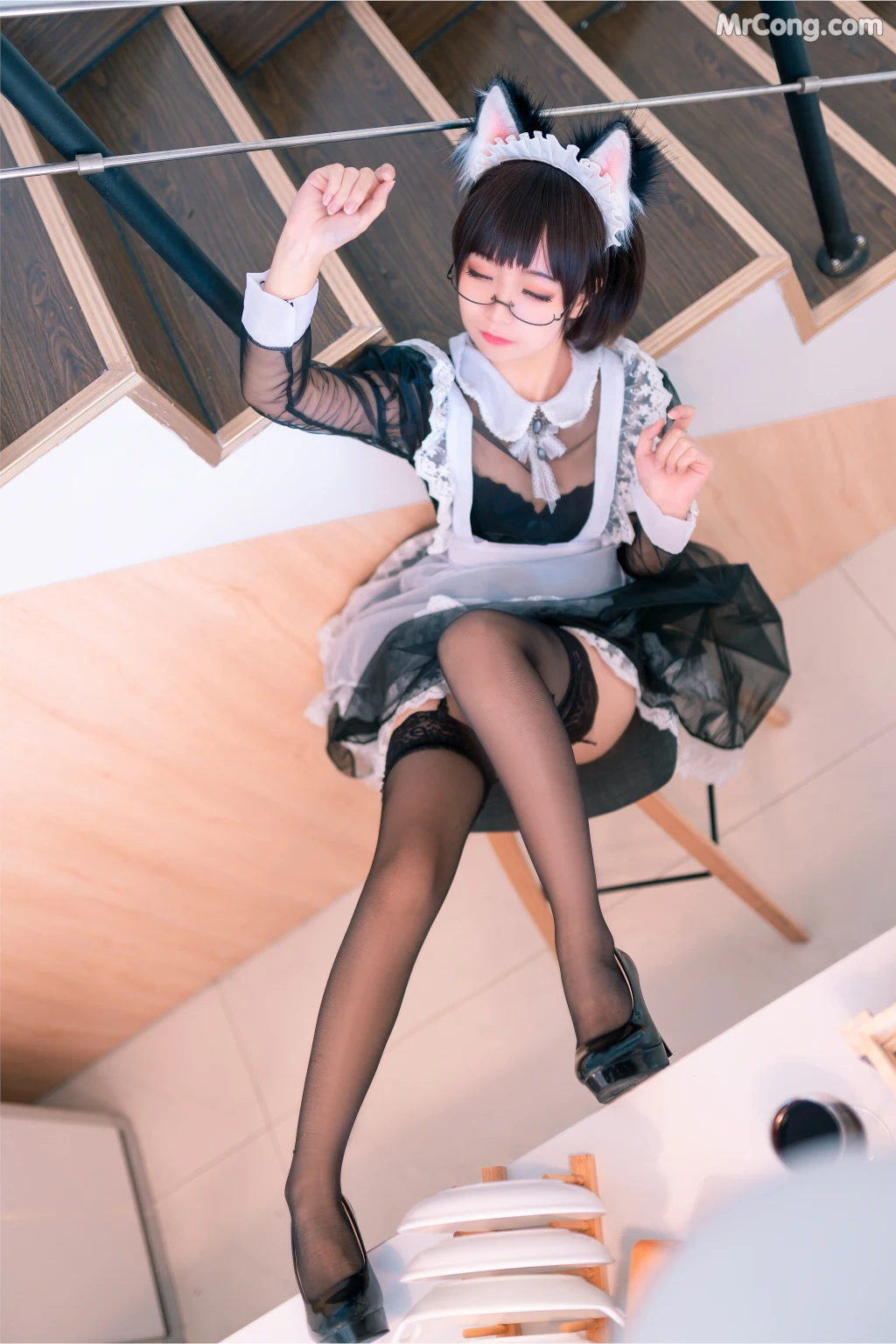 Coser@蠢沫沫 (chunmomo) Vol.036 透明女仆 (38 photos) – Page 4