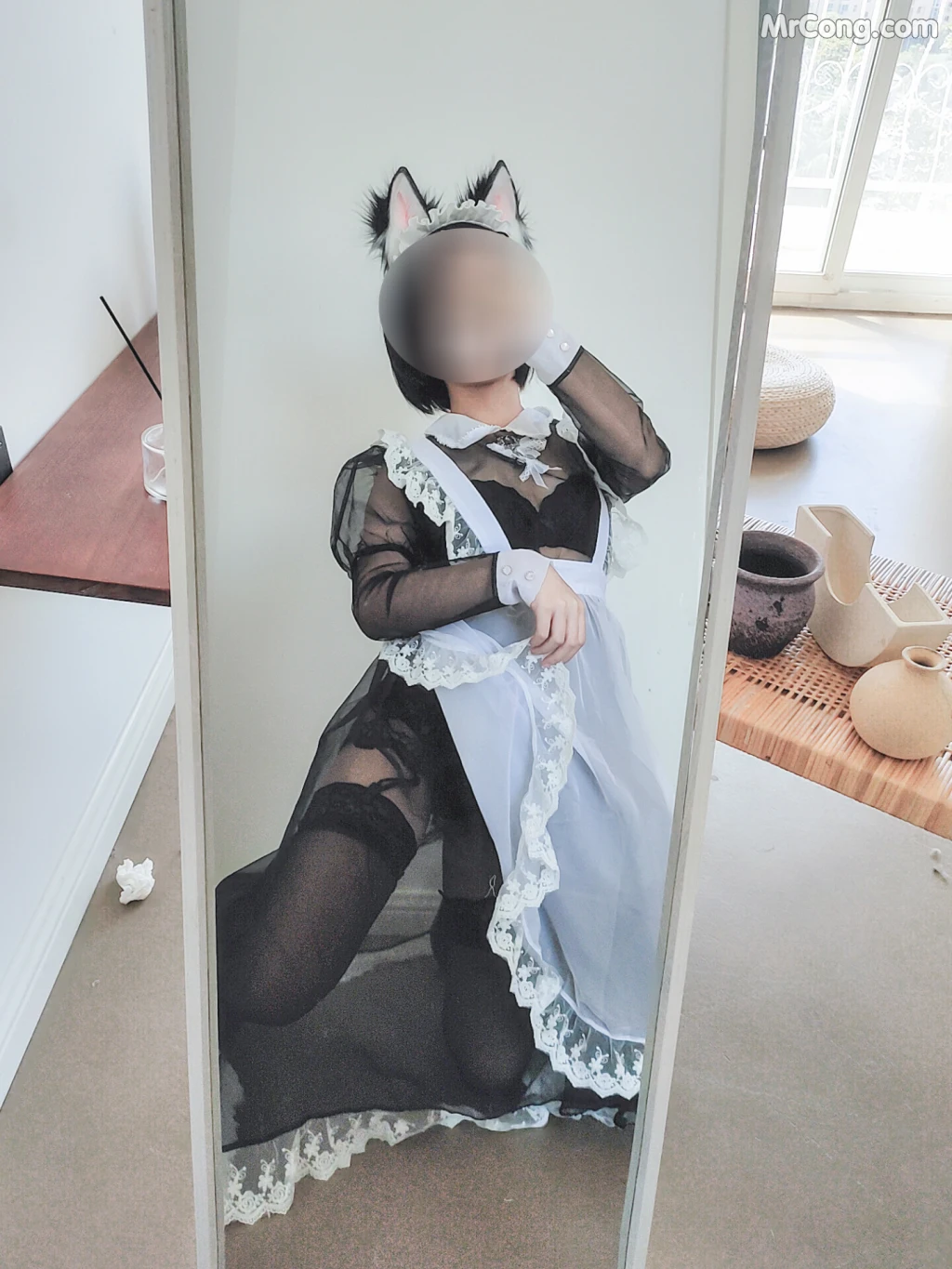 Coser@蠢沫沫 (chunmomo) Vol.037: 透明女仆自拍 (42 photos) – Page 2