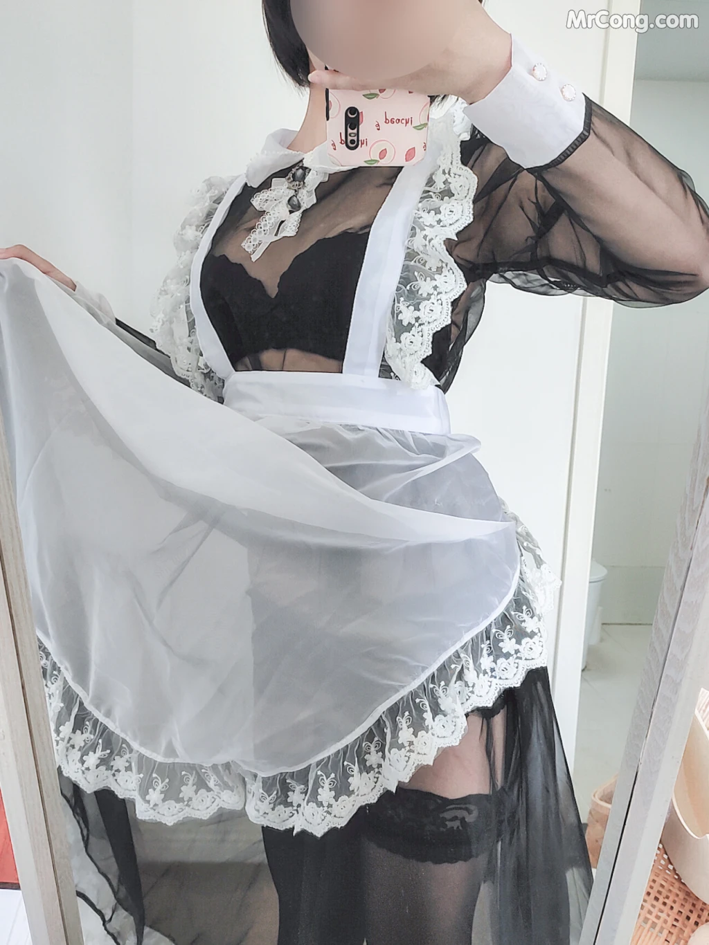 Coser@蠢沫沫 (chunmomo) Vol.037: 透明女仆自拍 (42 photos) – Page 2