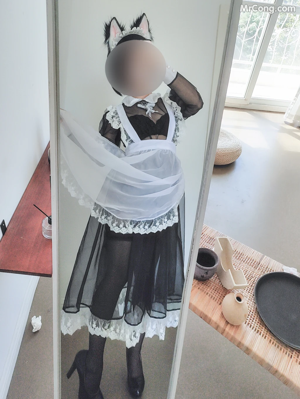 Coser@蠢沫沫 (chunmomo) Vol.037: 透明女仆自拍 (42 photos) – Page 2