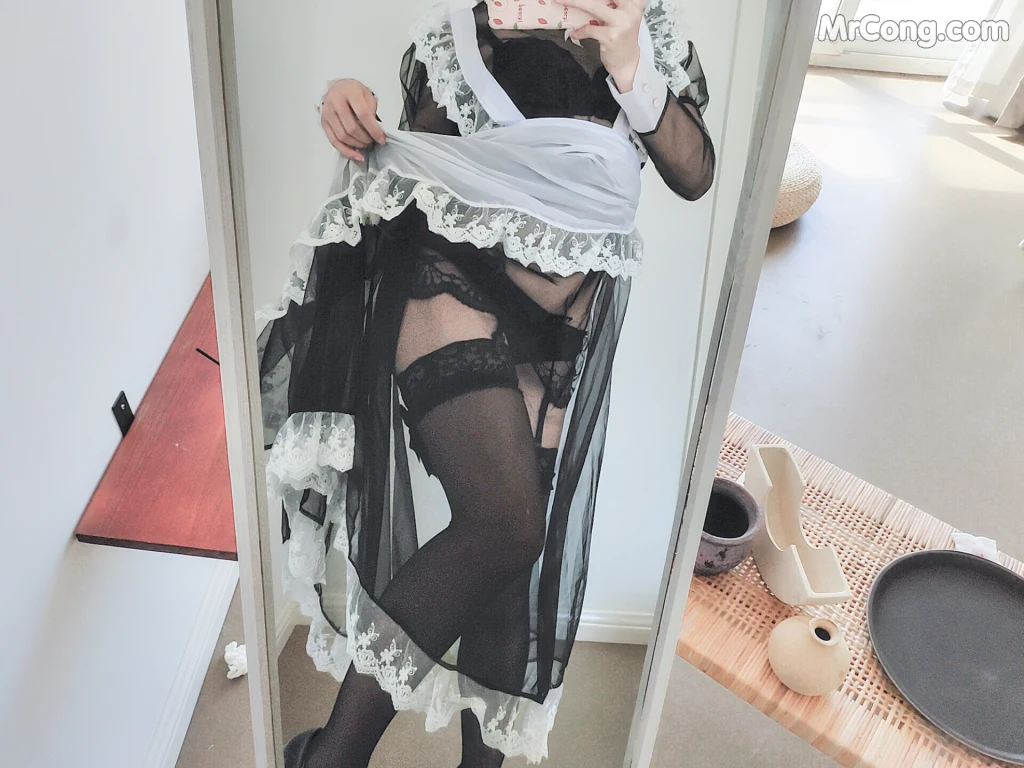 Coser@蠢沫沫 (chunmomo) Vol.037: 透明女仆自拍 (42 photos) – Page 3