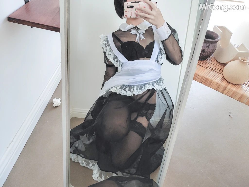 Coser@蠢沫沫 (chunmomo) Vol.037: 透明女仆自拍 (42 photos) – Page 4