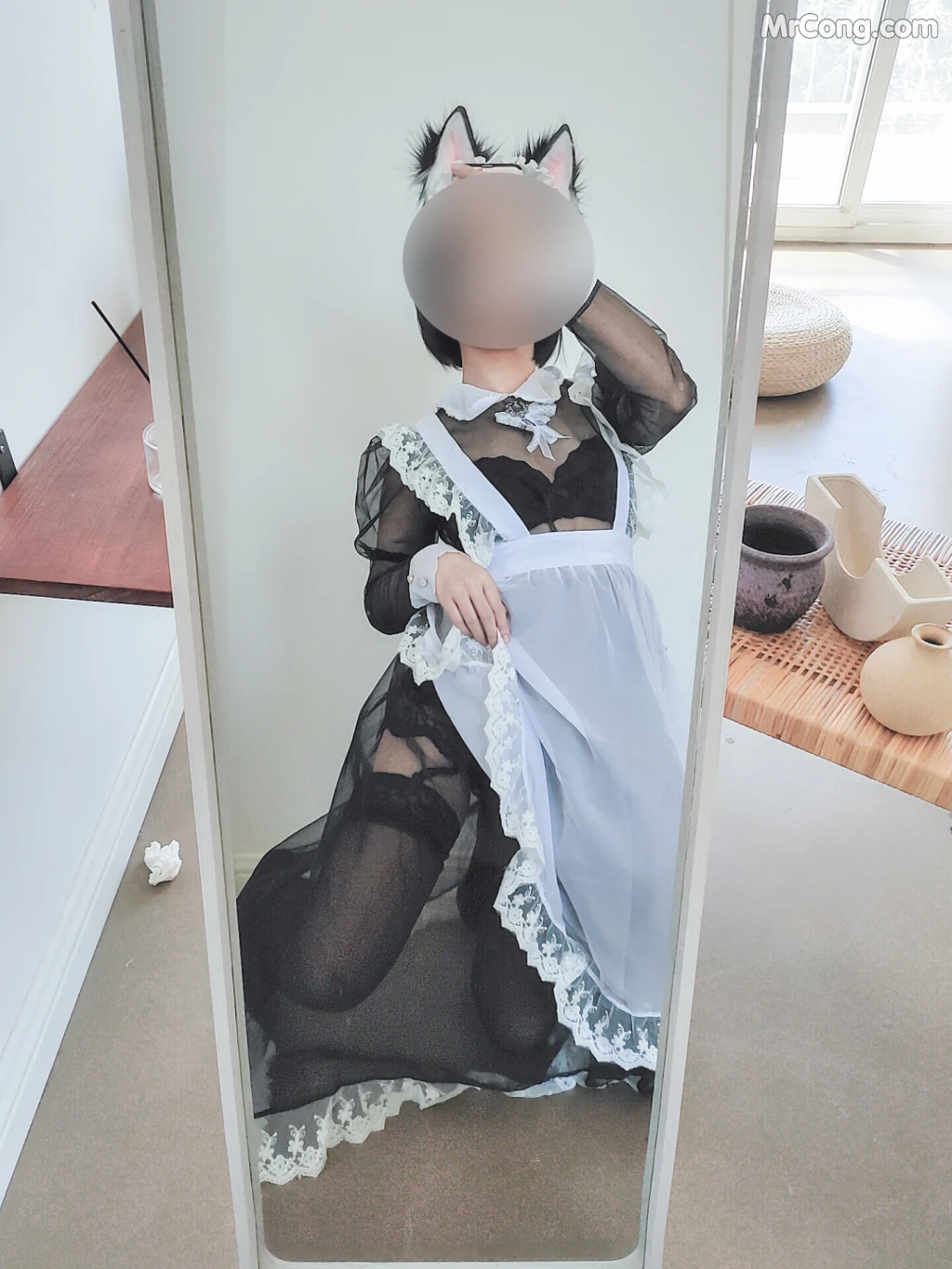Coser@蠢沫沫 (chunmomo) Vol.037: 透明女仆自拍 (42 photos) – Page 4