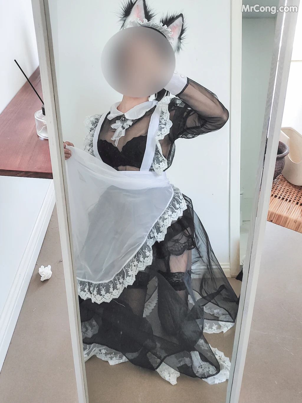 Coser@蠢沫沫 (chunmomo) Vol.037: 透明女仆自拍 (42 photos) – Page 4