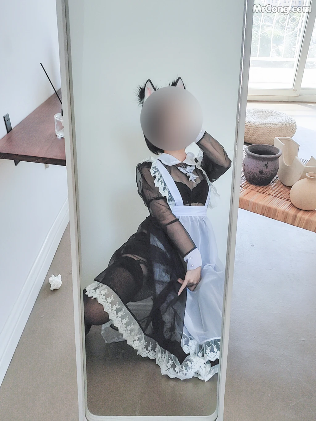 Coser@蠢沫沫 (chunmomo) Vol.037: 透明女仆自拍 (42 photos) – Page 4