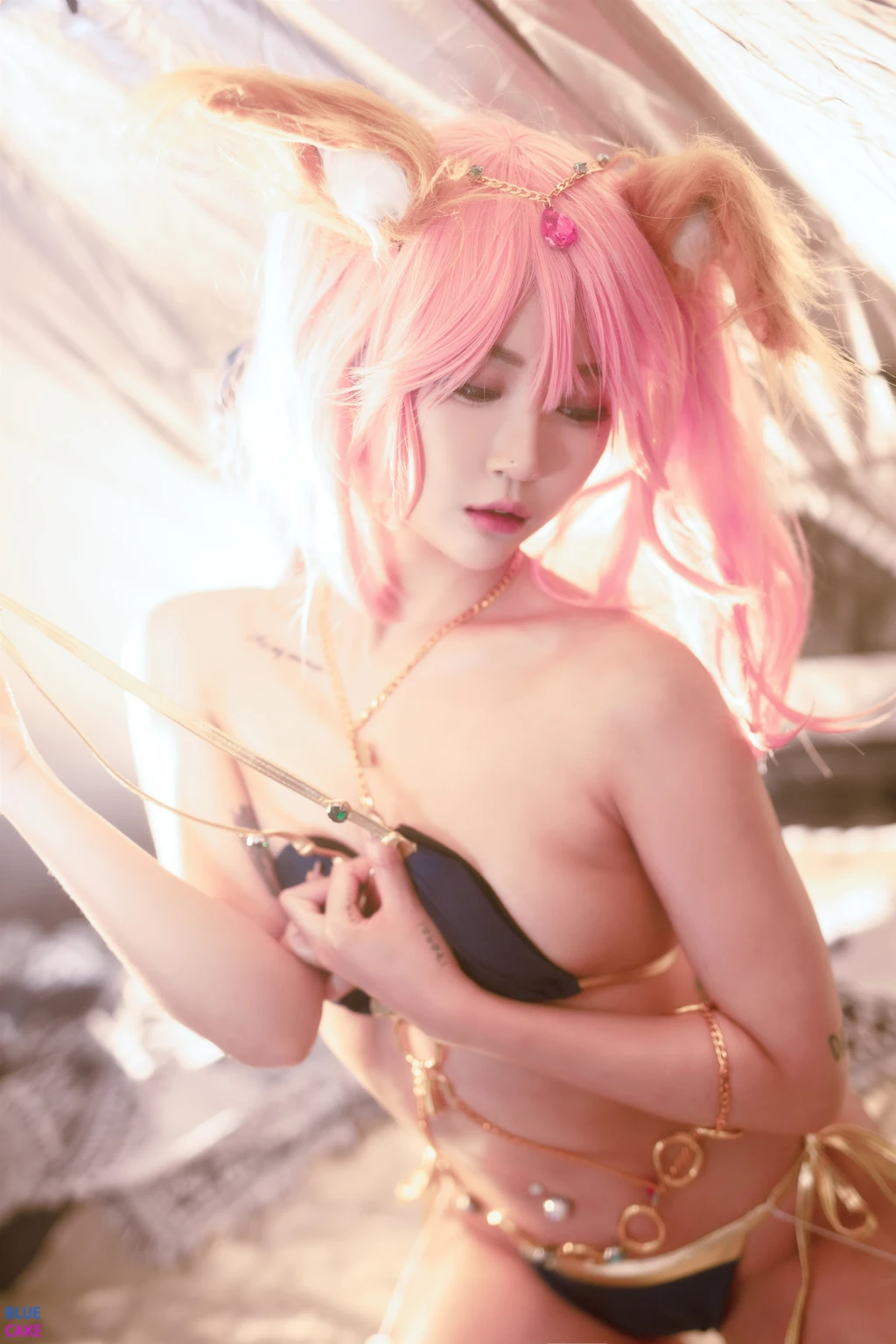 [BLUECAKE] Bomi (보미): Pink Dancer (73 photos) – Page 6