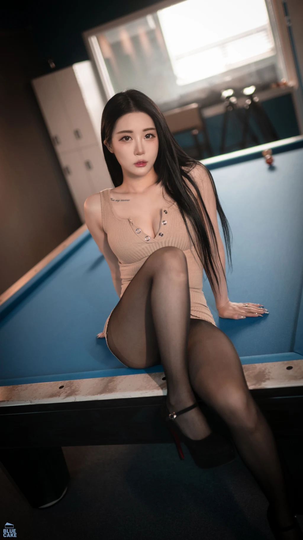 [BLUECAKE] Bomi (보미): Secret Billiard Room (82 photos)