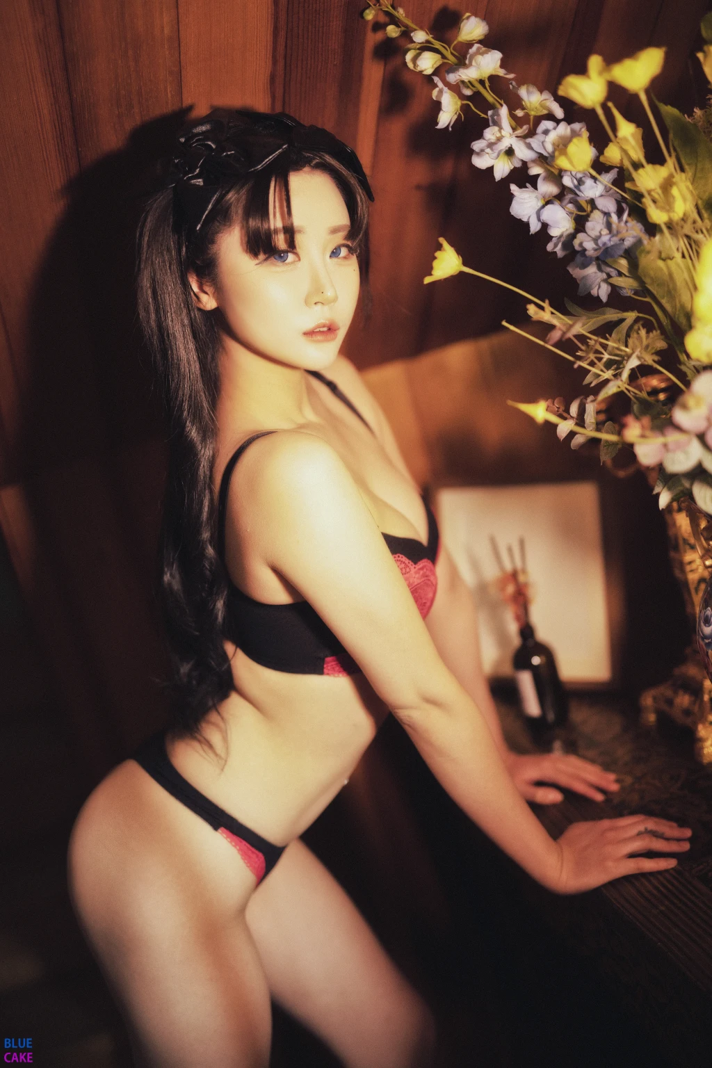 [BLUECAKE] Bomi (보미) & Zia (지아): Fate Saber x Thosaka Rin – Lingerie.Ver (128 photos) – Page 3