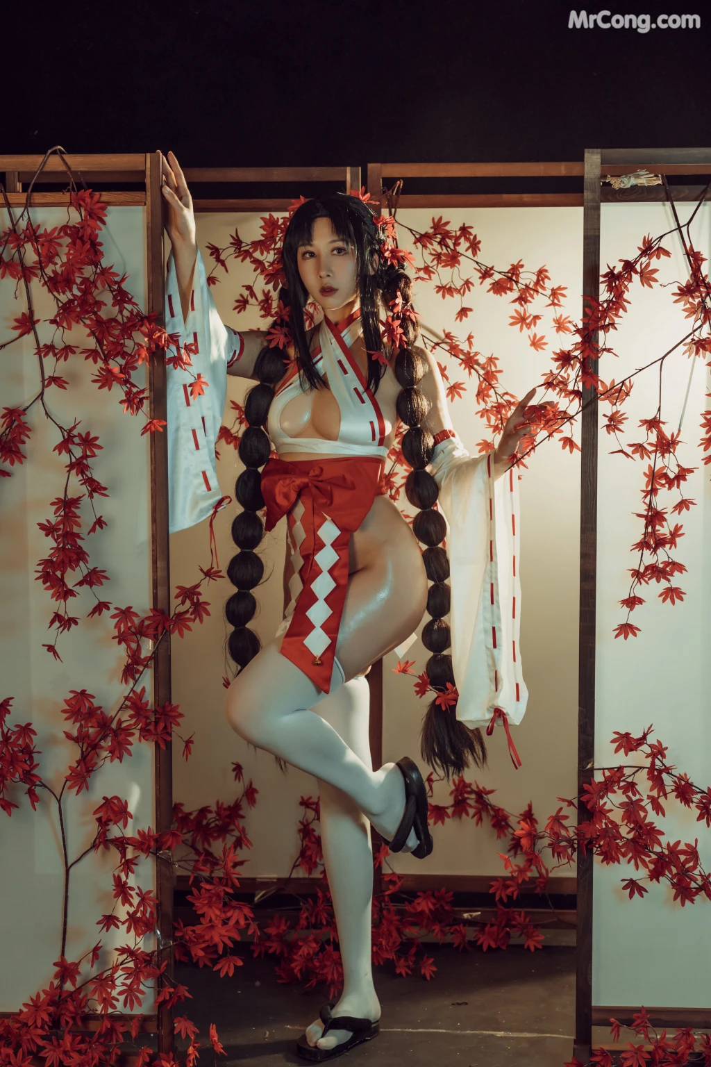 Coser@云溪溪 (Yunx1x1) Vol.004: 奶桃巫女 (43 photos) – Page 2