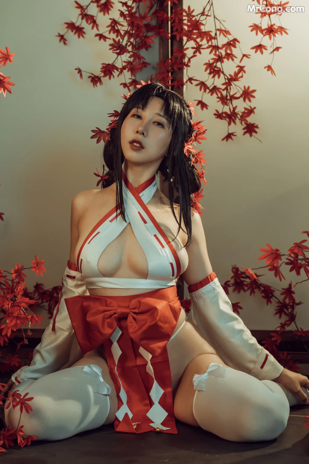 Coser@云溪溪 (Yunx1x1) Vol.004: 奶桃巫女 (43 photos) – Page 3