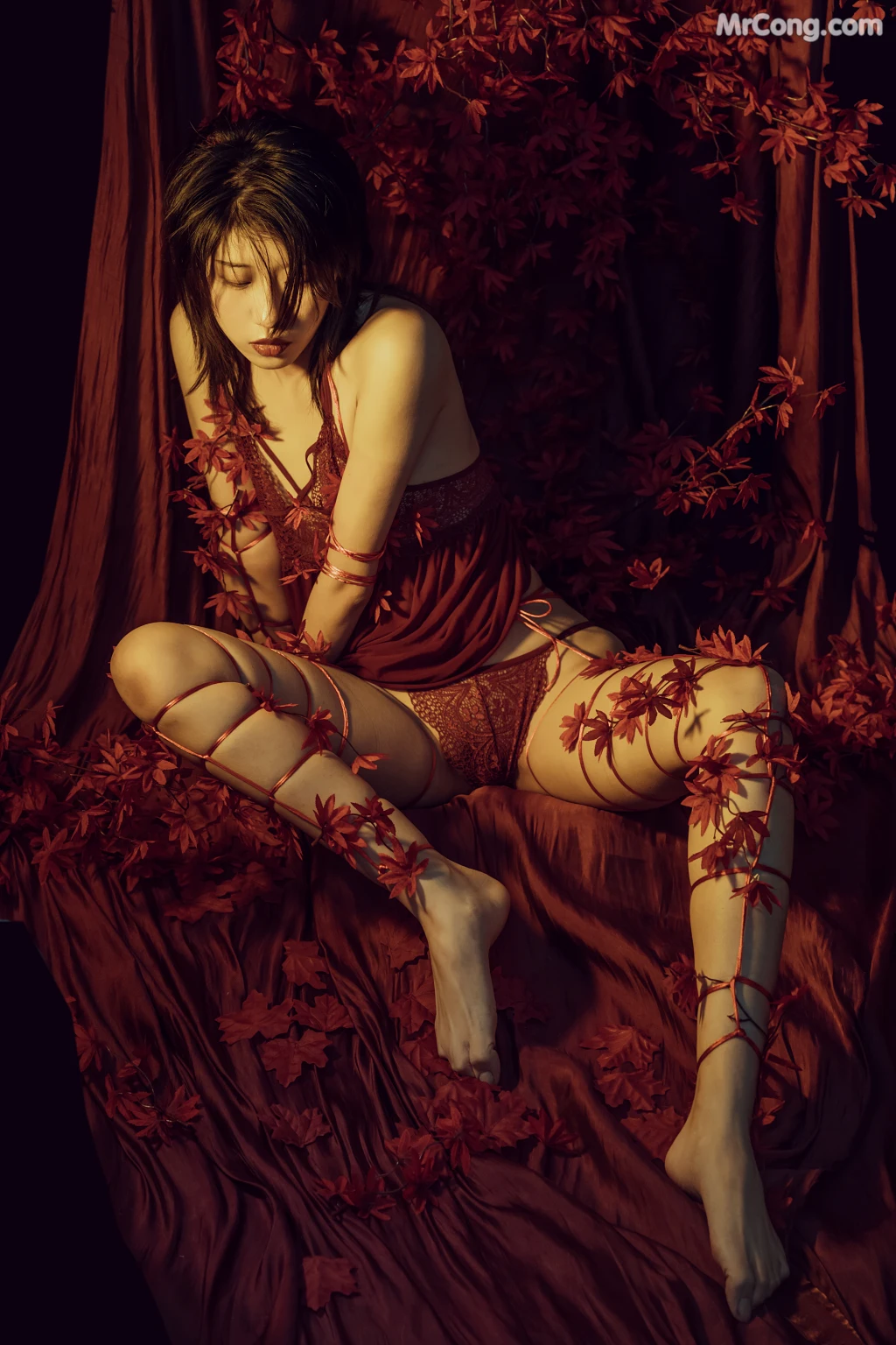 Coser@云溪溪 (Yunx1x1) Vol.007: 花与绳 (58 photos) – Page 2