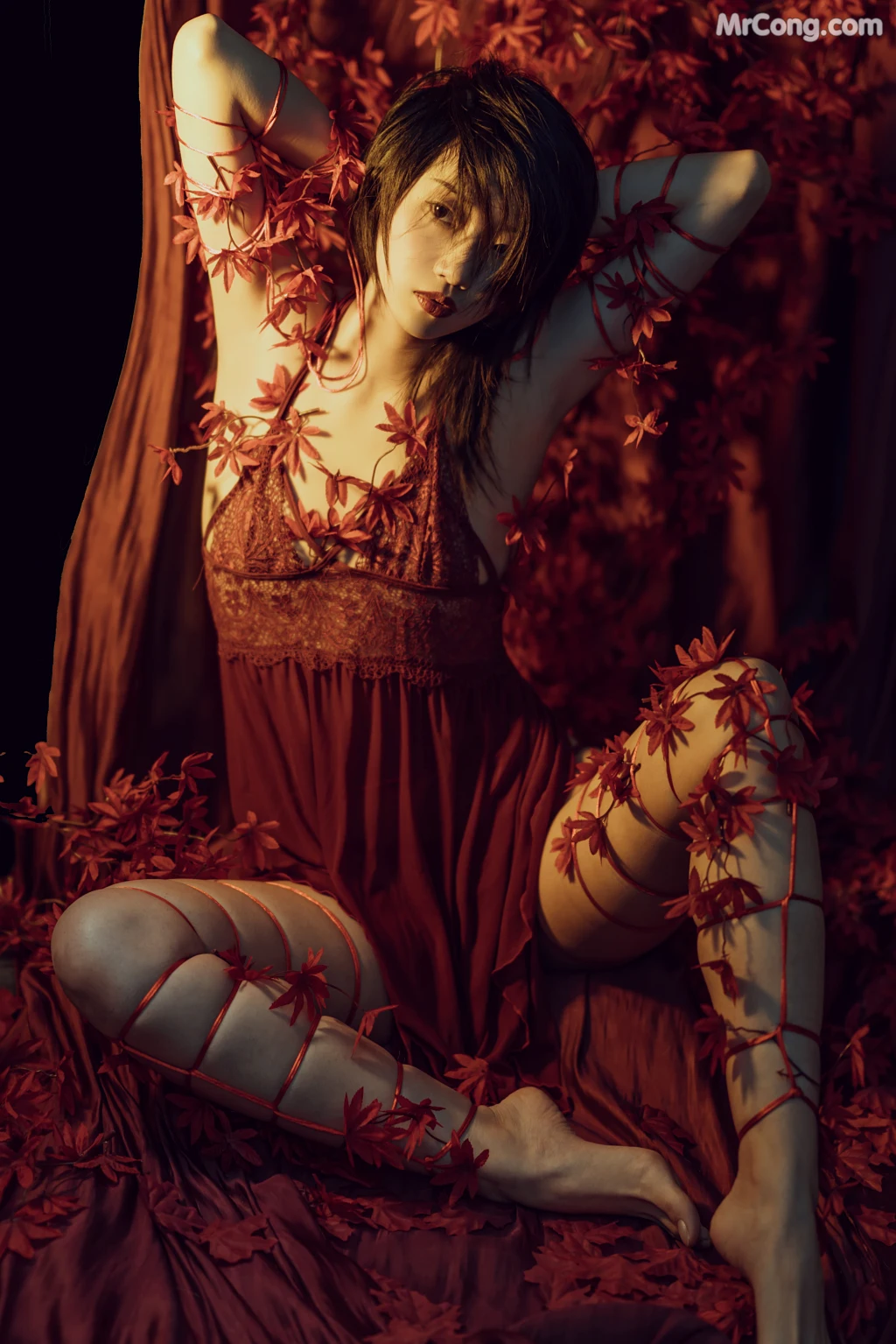 Coser@云溪溪 (Yunx1x1) Vol.007: 花与绳 (58 photos) – Page 3