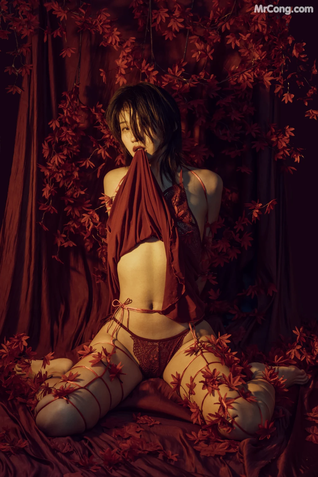 Coser@云溪溪 (Yunx1x1) Vol.007: 花与绳 (58 photos) – Page 3