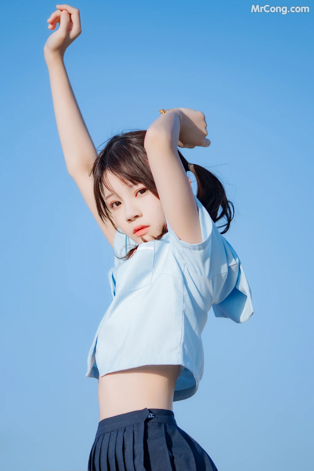 Coser@桜桃喵 Vol.125: 桜桃喵 蔚蓝 (33 photos)