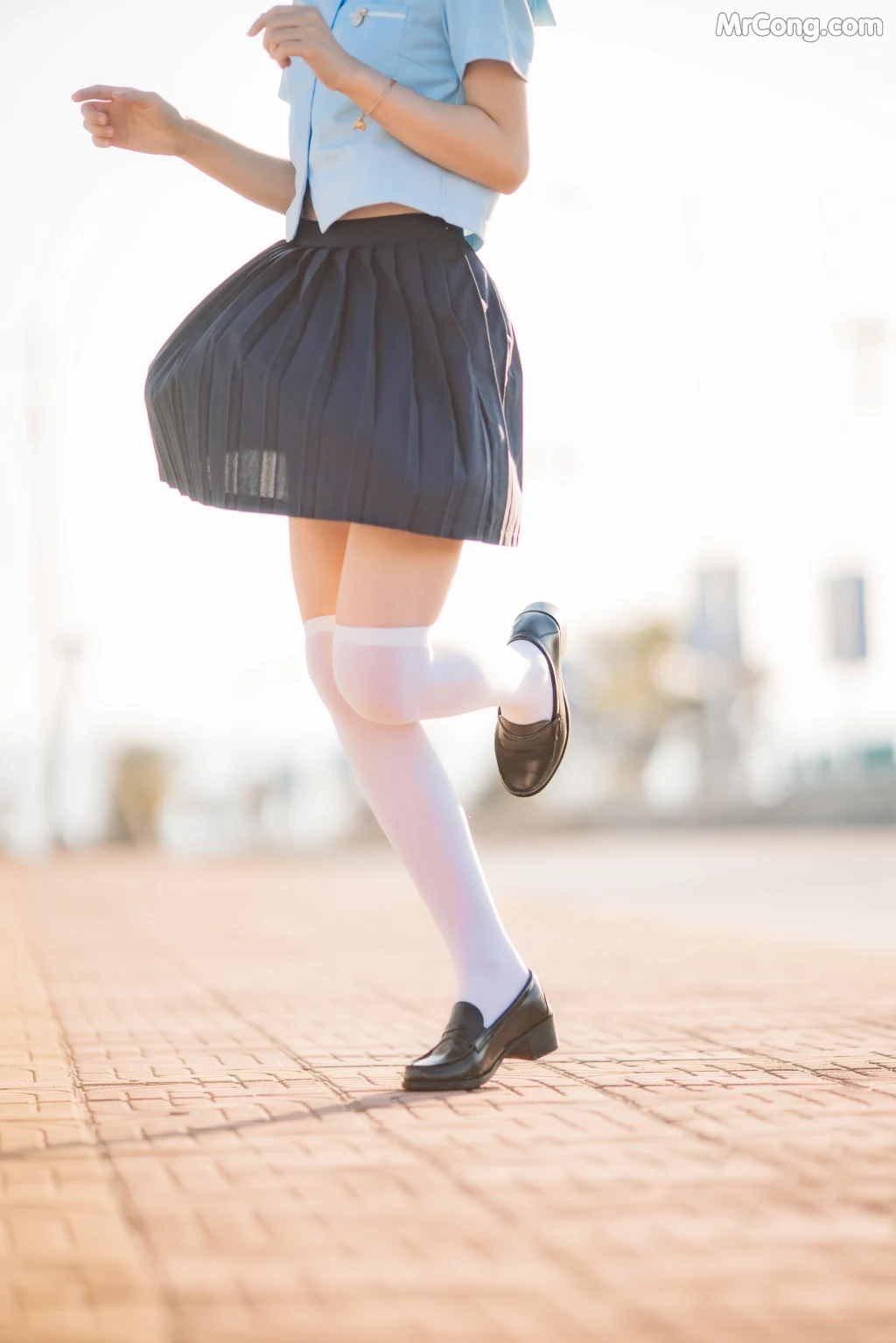 Coser@桜桃喵 Vol.125: 桜桃喵 蔚蓝 (33 photos)
