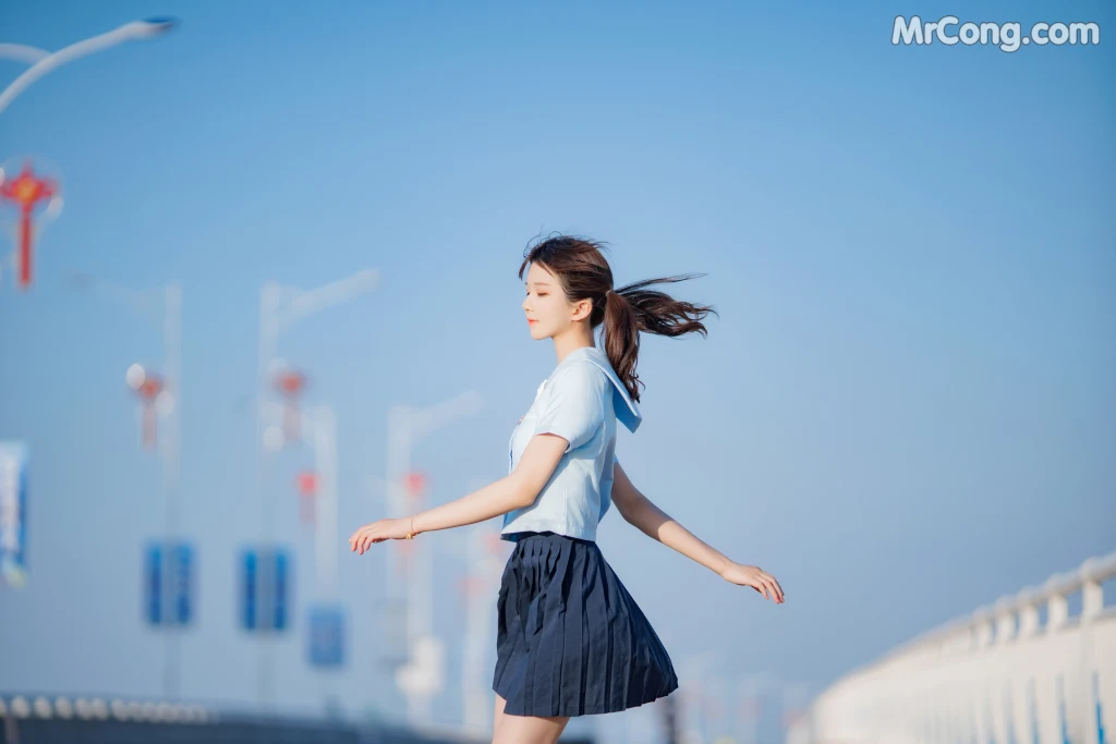Coser@桜桃喵 Vol.125: 桜桃喵 蔚蓝 (33 photos)