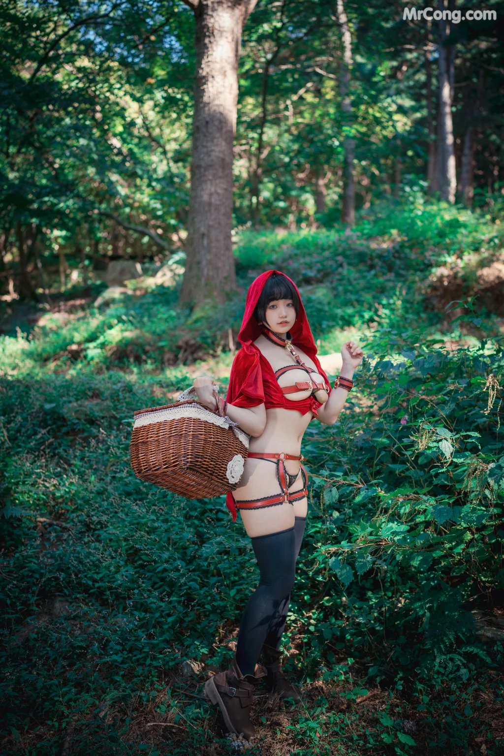 DJAWA Photo – Mimmi (밈미): “Naughty Red Hiring Hood” (125 photos)