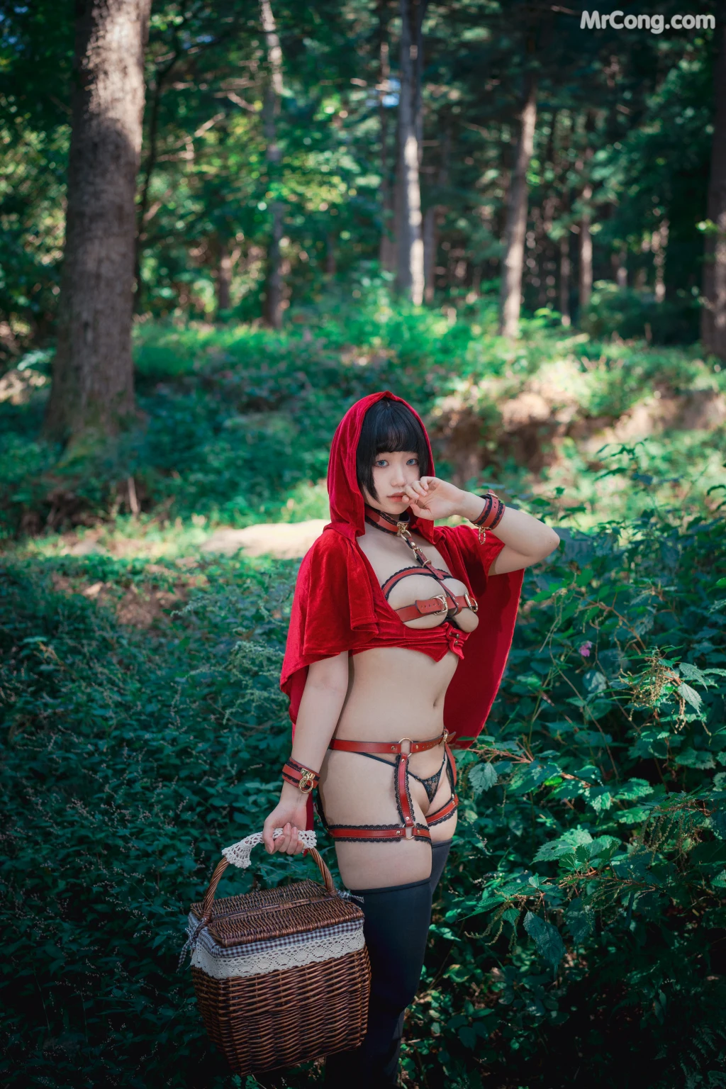 DJAWA Photo – Mimmi (밈미): “Naughty Red Hiring Hood” (125 photos)