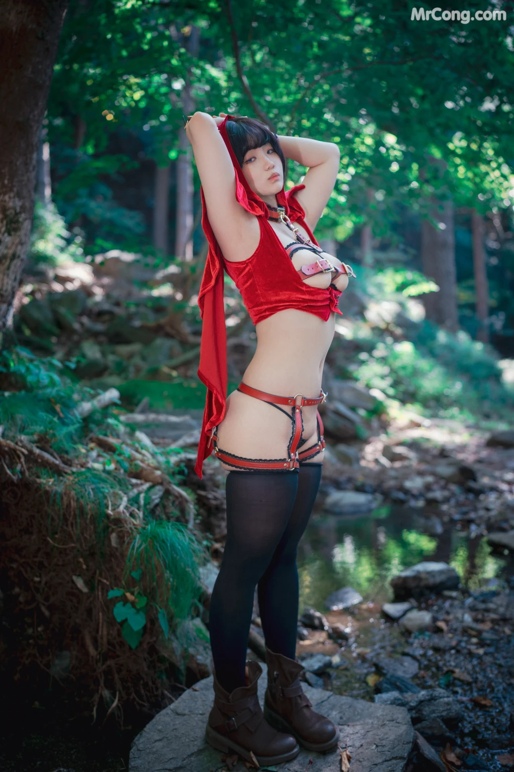 DJAWA Photo – Mimmi (밈미): “Naughty Red Hiring Hood” (125 photos) – Page 6