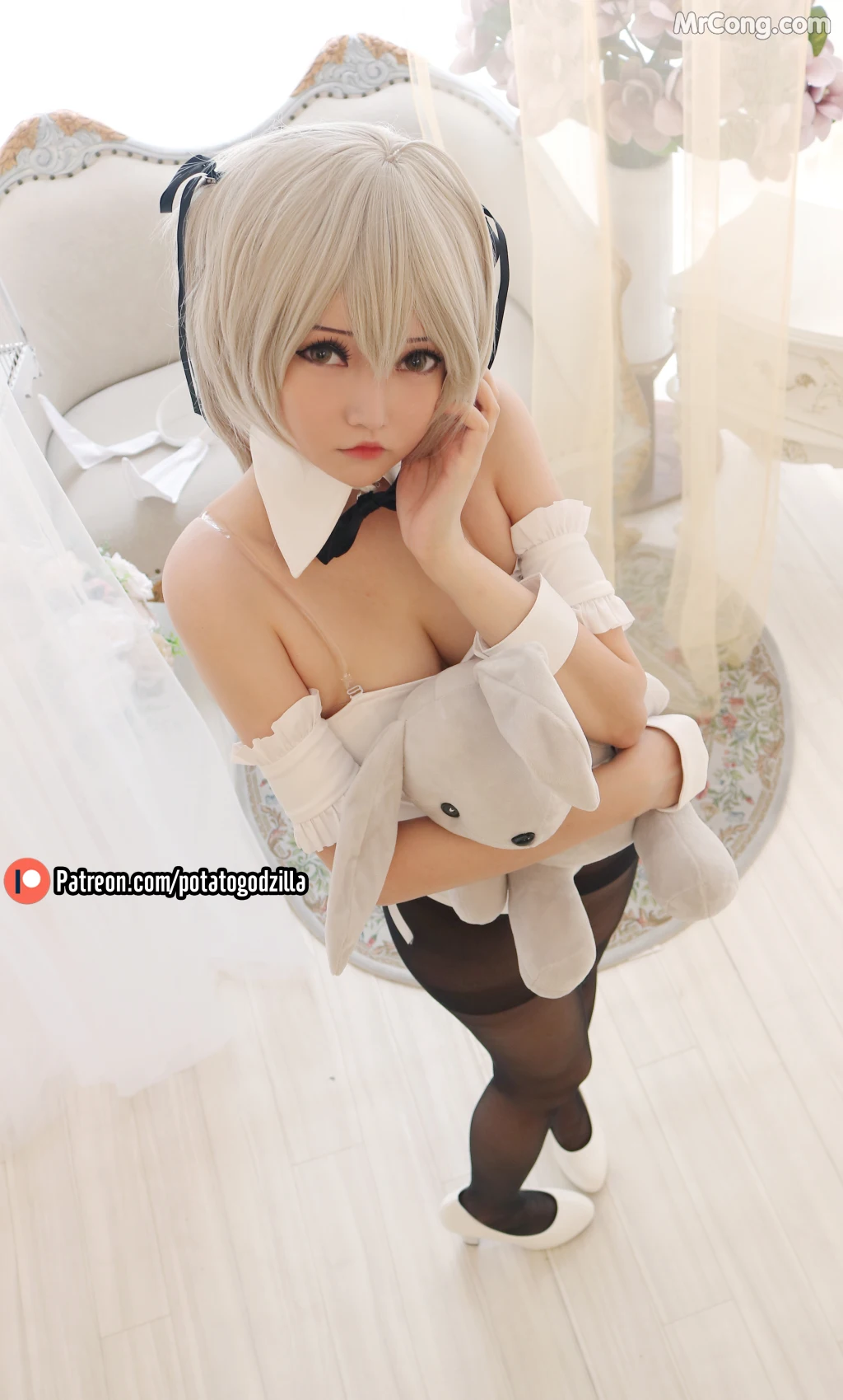 Coser@Potato Godzilla: Sora Kasugano Bunny Suit (31 photos)