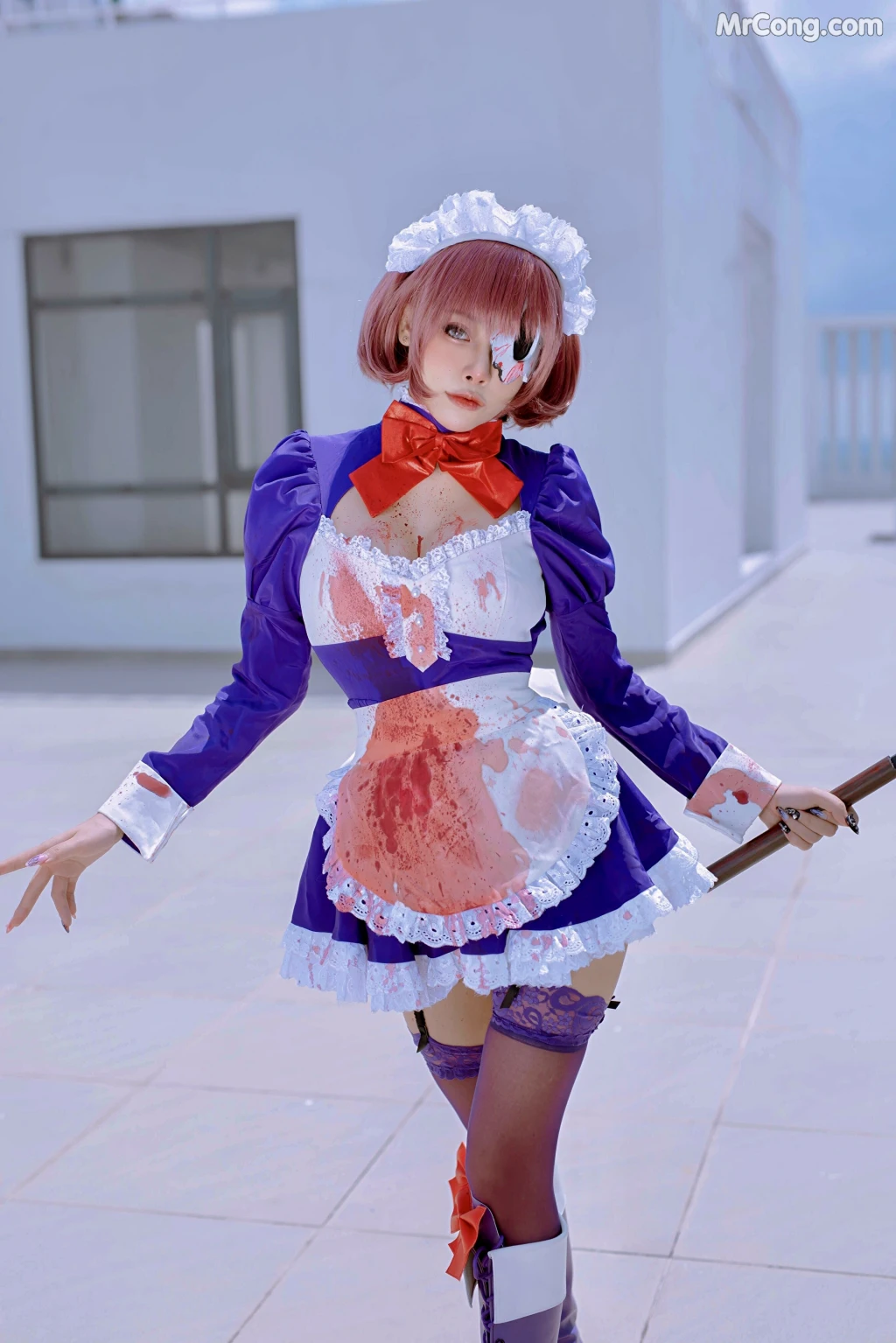 Coser@Byoru: Maid Mask (51 photos + 3 videos)