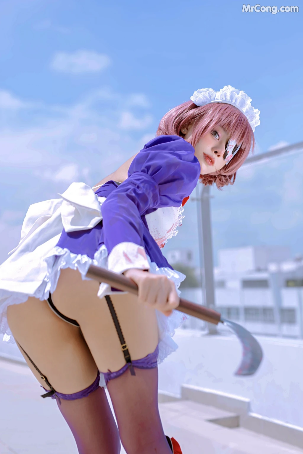 Coser@Byoru: Maid Mask (51 photos + 3 videos)