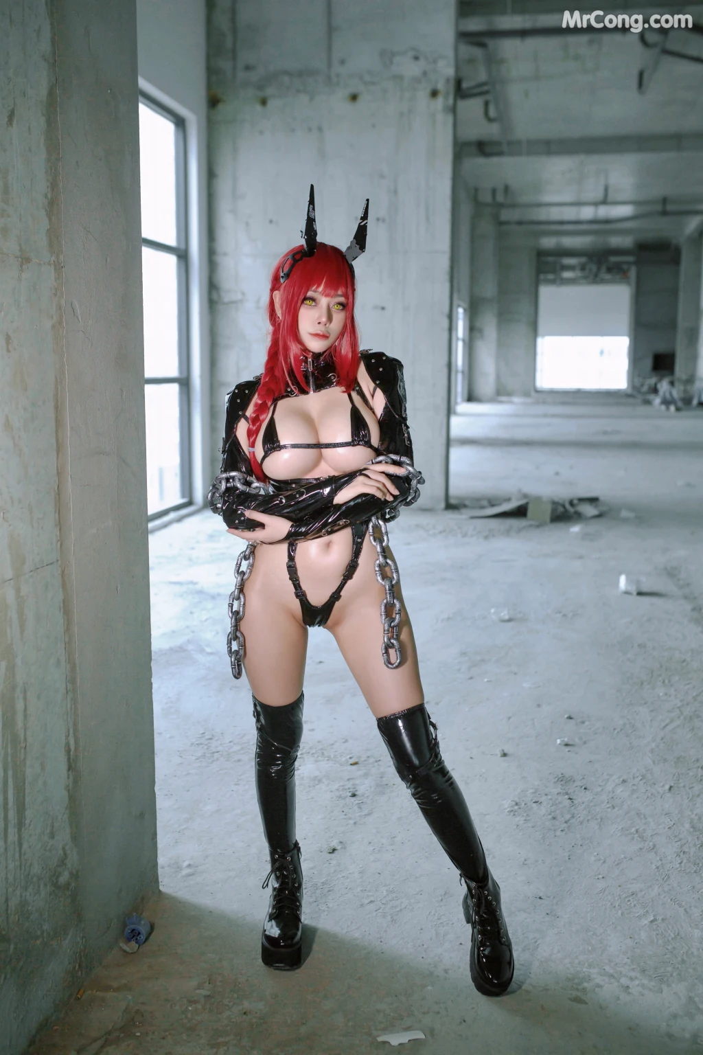 Coser@Byoru: Cyber Makima (58 photos + 13 videos)