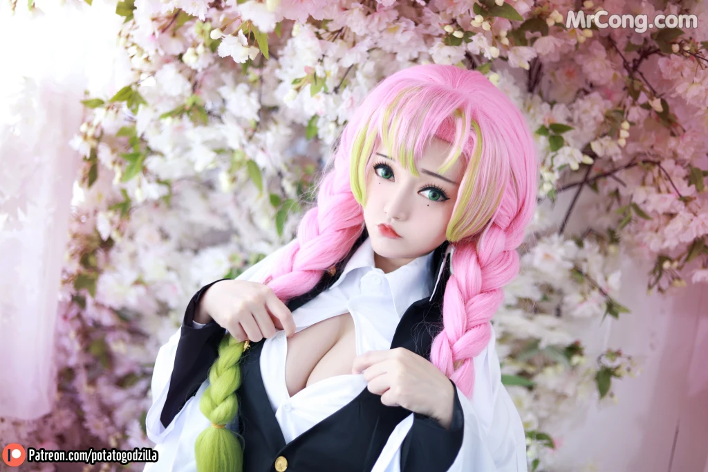 Coser@Potato Godzilla: Mitsuri Kanroji (65 photos + 26 videos)