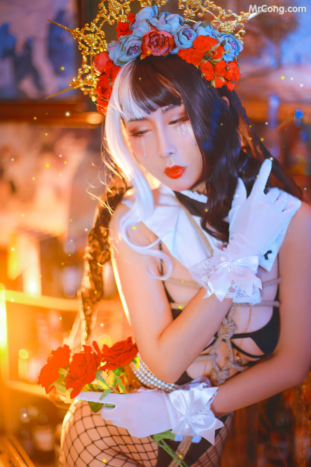 Coser@云溪溪 (Yunx1x1) Vol.017: 奶桃 修女 (22 photos)
