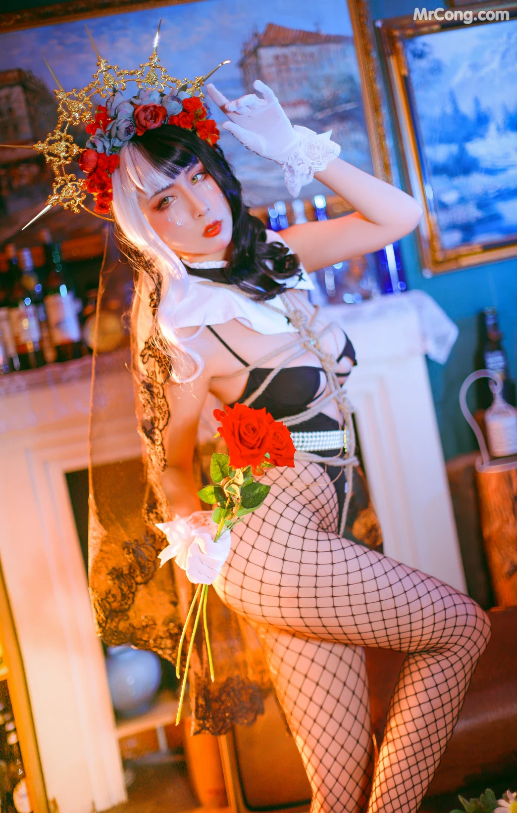 Coser@云溪溪 (Yunx1x1) Vol.017: 奶桃 修女 (22 photos)