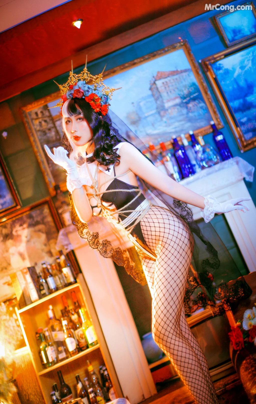 Coser@云溪溪 (Yunx1x1) Vol.017: 奶桃 修女 (22 photos)