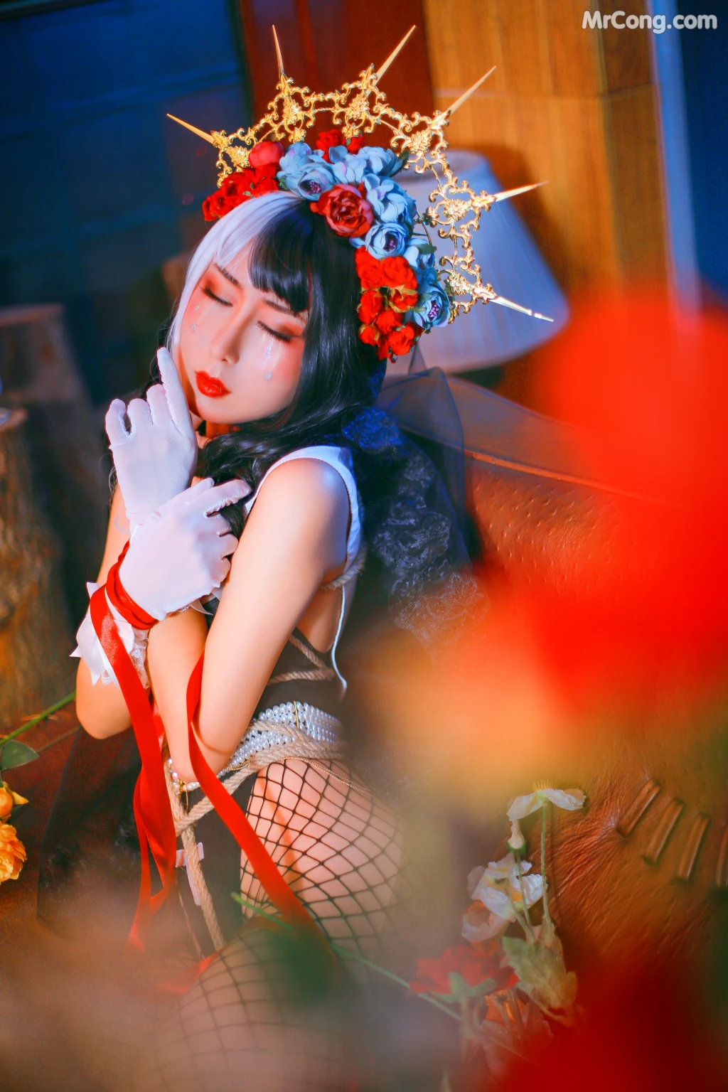 Coser@云溪溪 (Yunx1x1) Vol.017: 奶桃 修女 (22 photos)