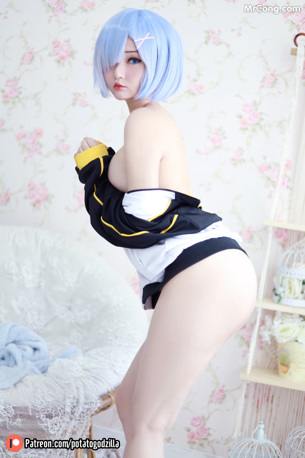 Coser@Potato Godzilla: Rem in Subaru Jacket (34 photos) – Page 3