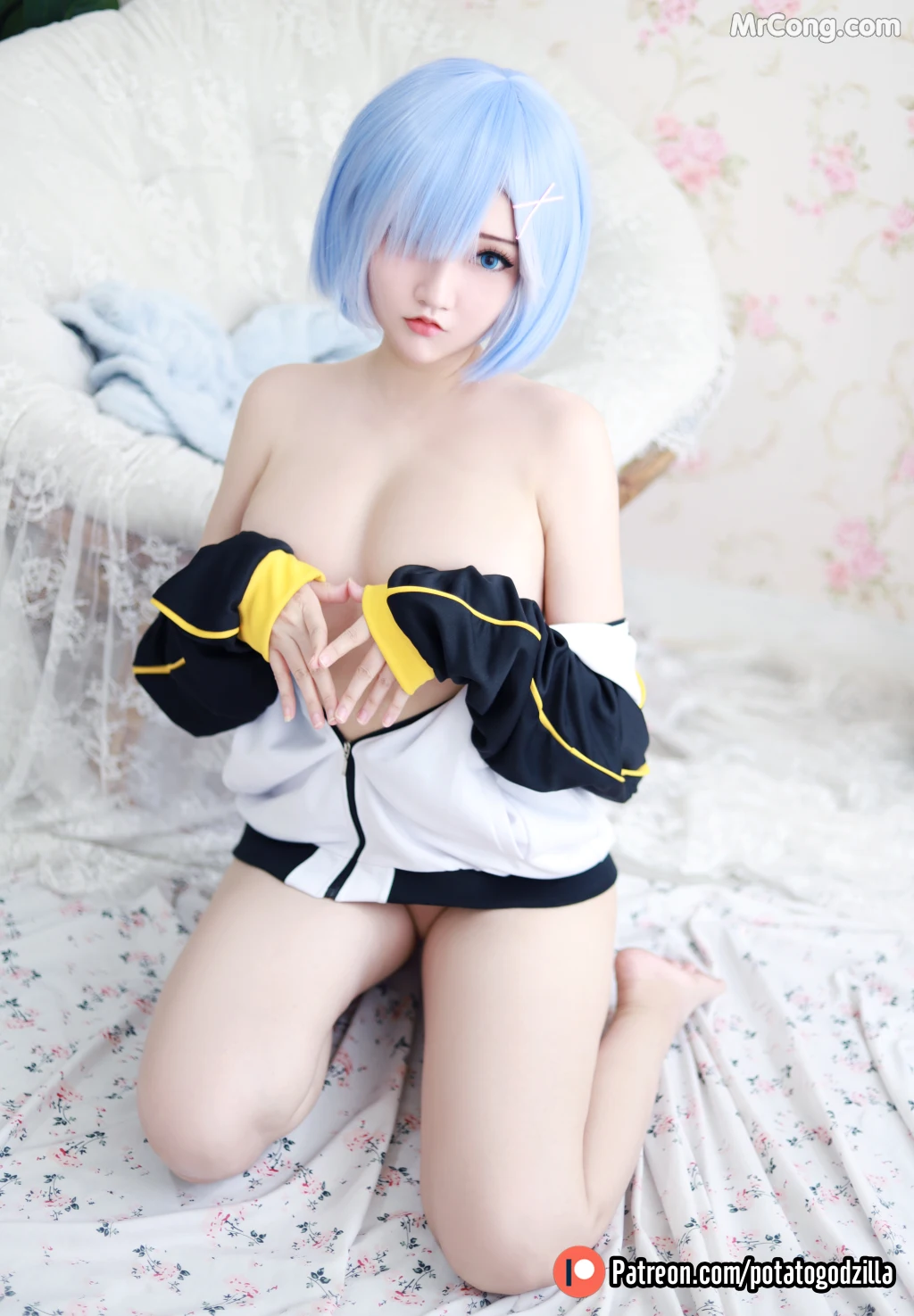 Coser@Potato Godzilla: Rem in Subaru Jacket (34 photos) – Page 4