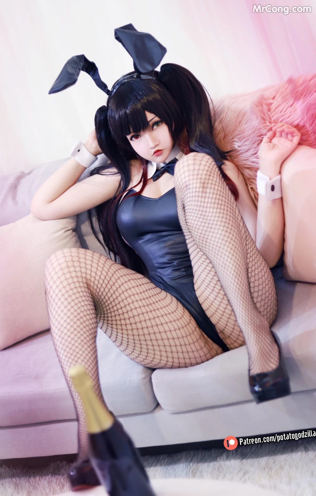 Coser@Potato Godzilla: Kurumi Tokisaki Bunny Girl (35 photos) – Page 2