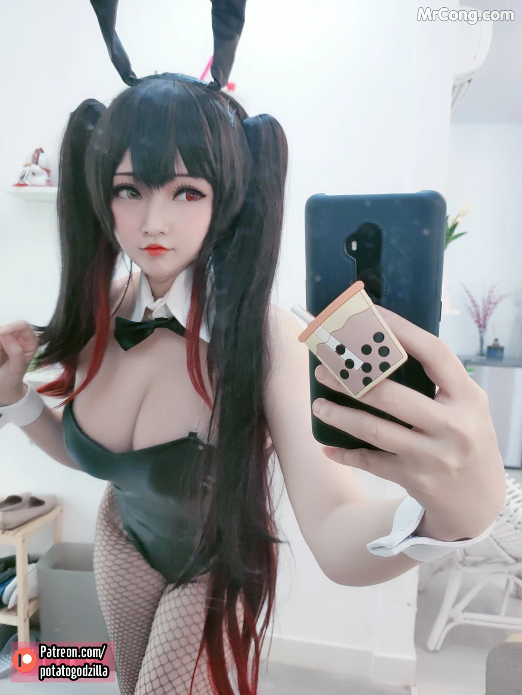 Coser@Potato Godzilla: Kurumi Tokisaki Bunny Girl (35 photos) – Page 3