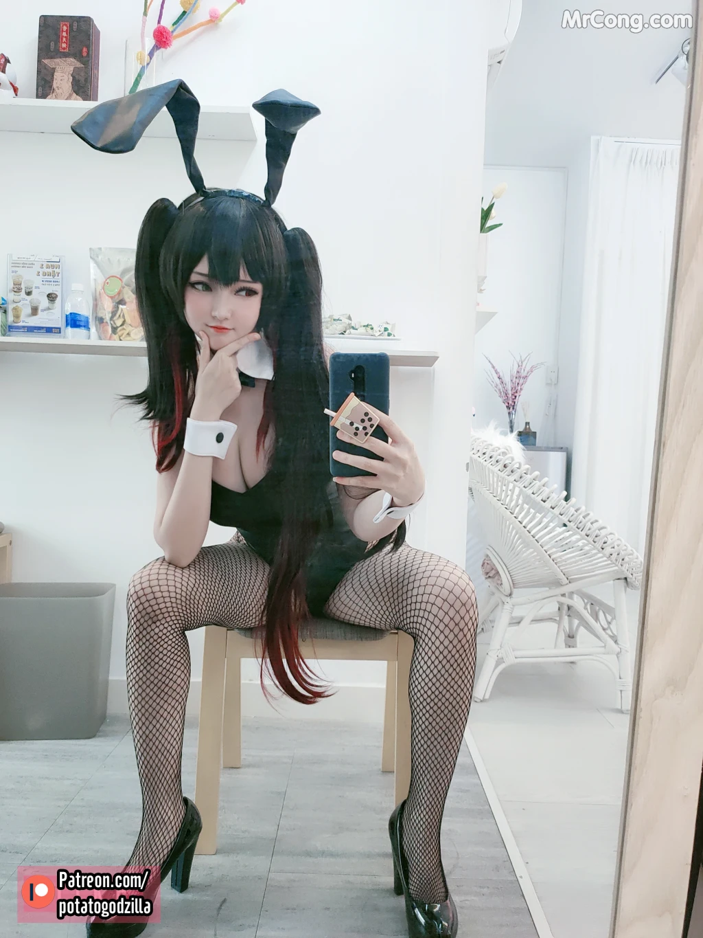 Coser@Potato Godzilla: Kurumi Tokisaki Bunny Girl (35 photos) – Page 3