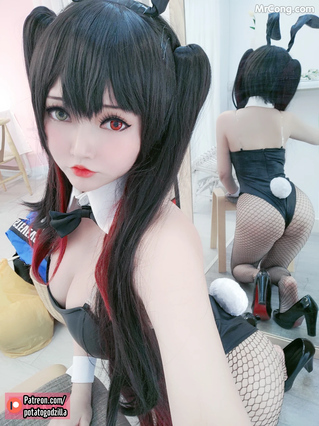 Coser@Potato Godzilla: Kurumi Tokisaki Bunny Girl (35 photos) – Page 3