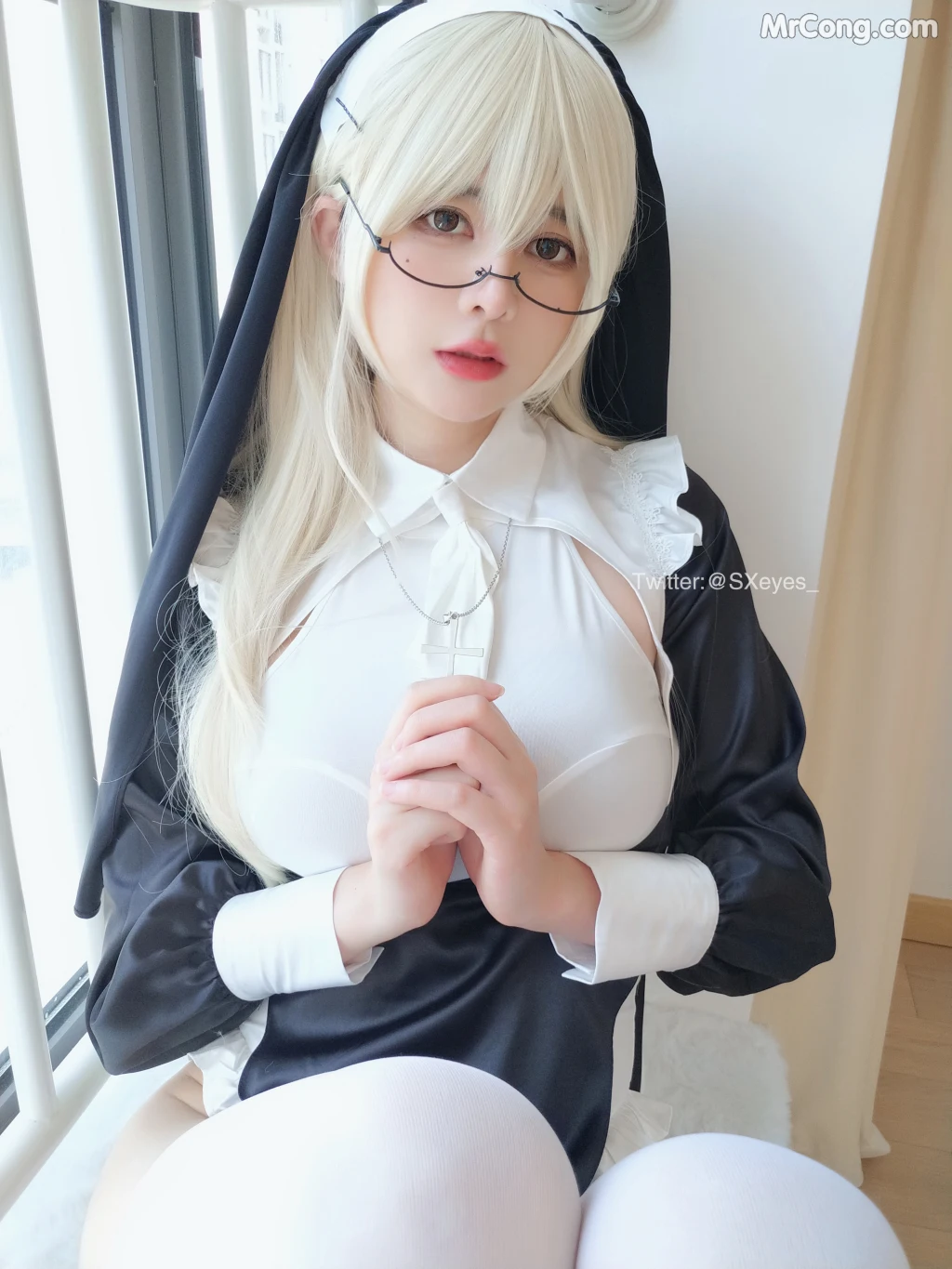 Coser@眼酱大魔王w Vol.090: 修女シスター (34 photos + 2 videos) – Page 3