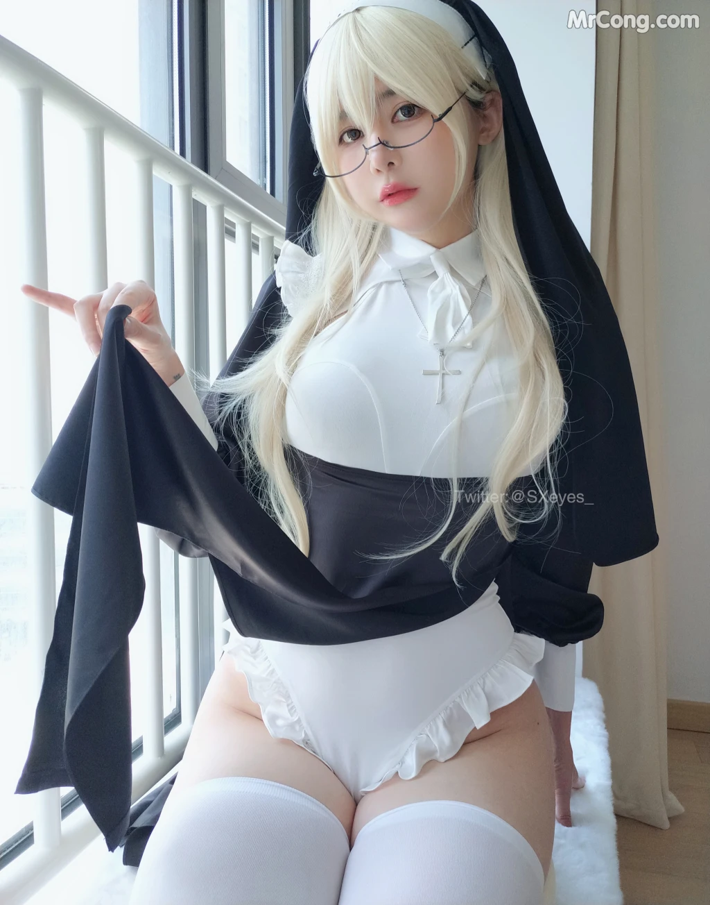 Coser@眼酱大魔王w Vol.090: 修女シスター (34 photos + 2 videos) – Page 4