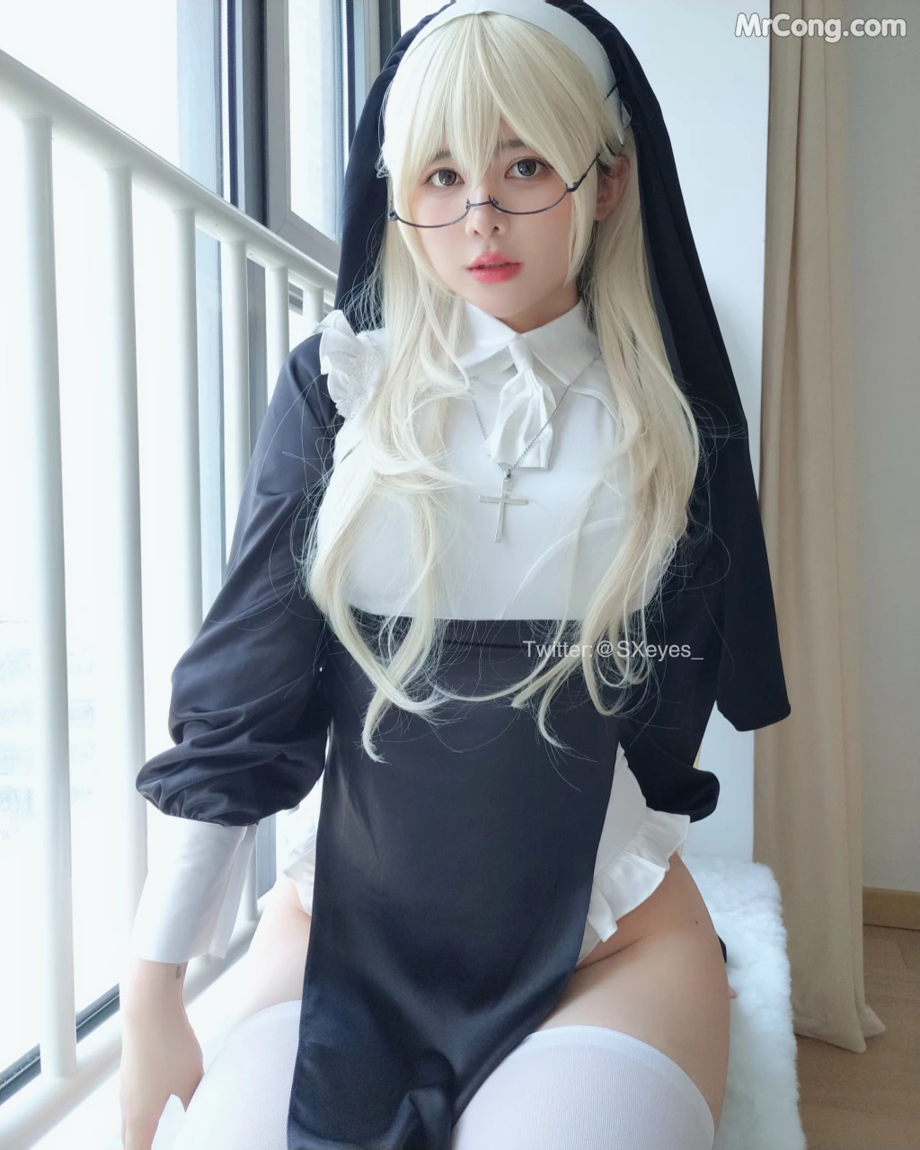 Coser@眼酱大魔王w Vol.090: 修女シスター (34 photos + 2 videos) – Page 4