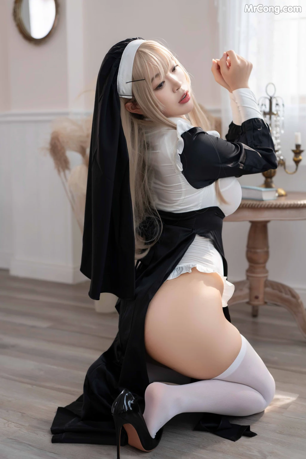 Coser@白烨 Vol.044: 禁x欲修女 (77 photos + 5 videos) – Page 3