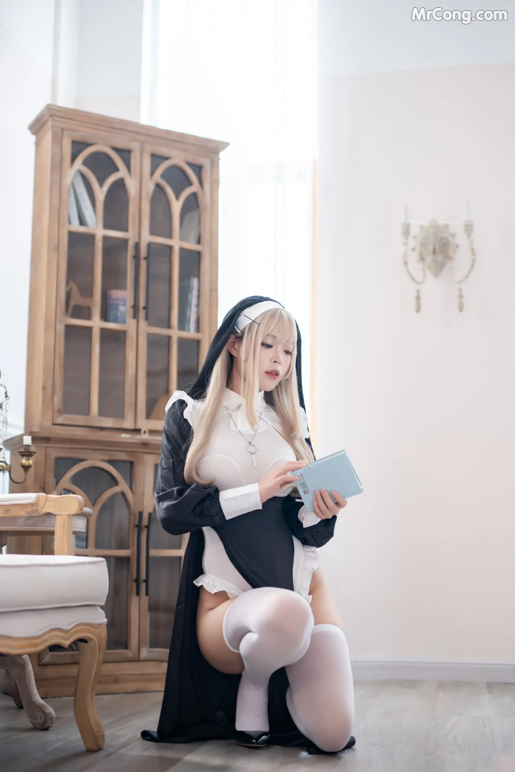 Coser@白烨 Vol.044: 禁x欲修女 (77 photos + 5 videos) – Page 3