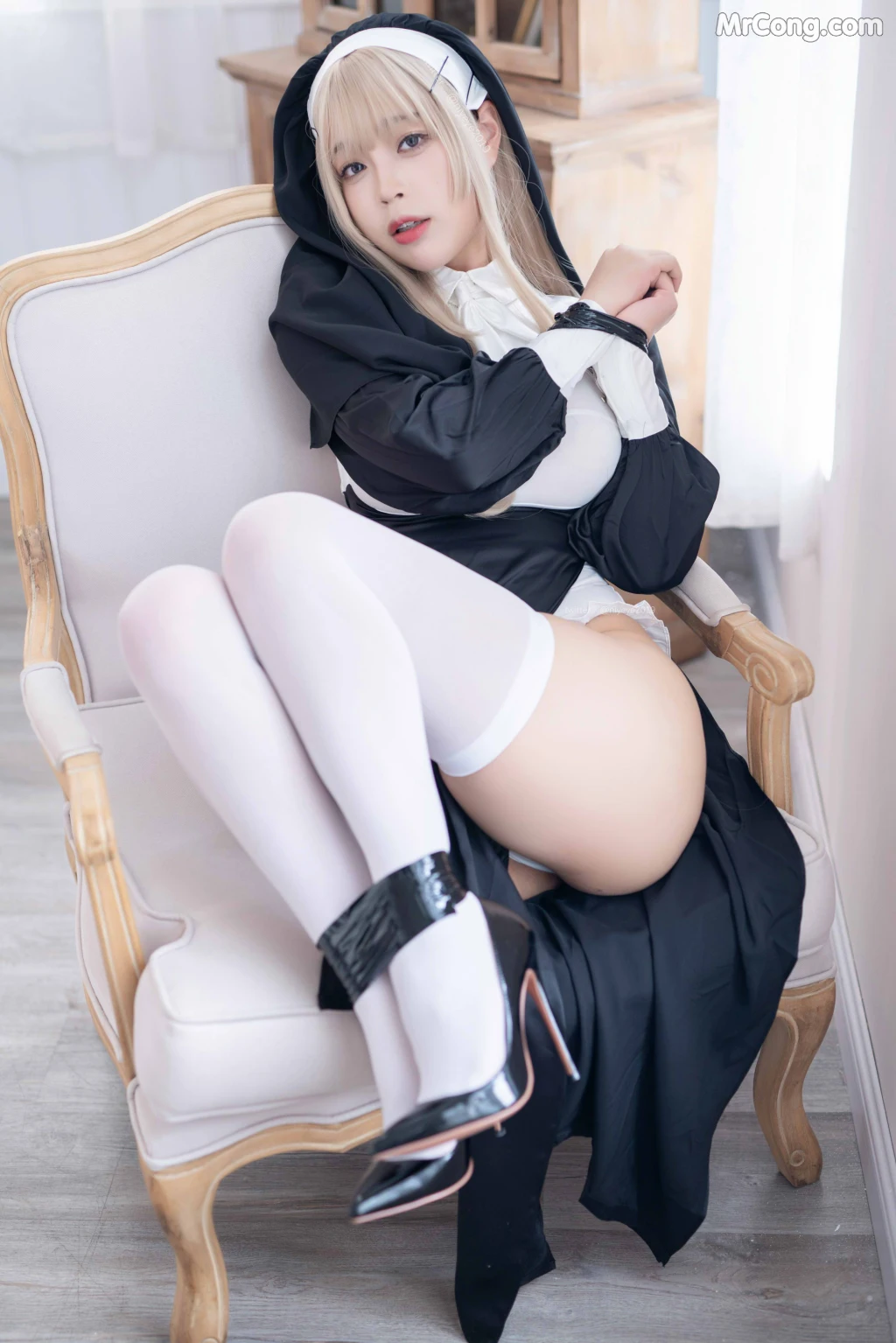 Coser@白烨 Vol.044: 禁x欲修女 (77 photos + 5 videos) – Page 3