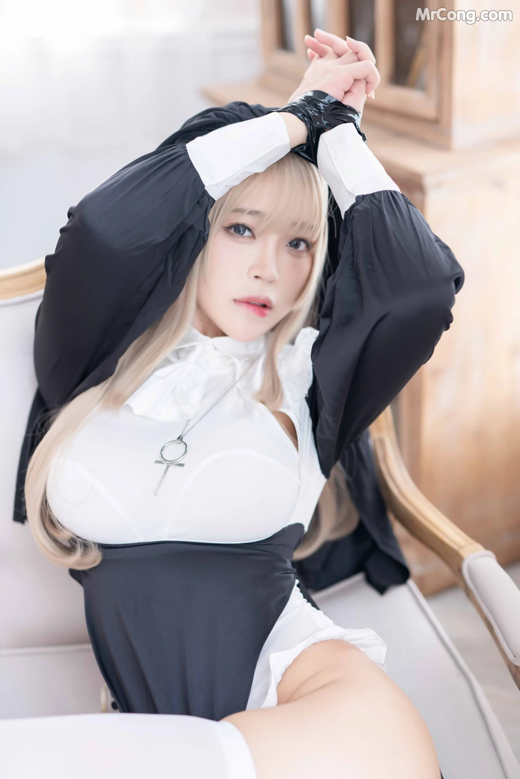 Coser@白烨 Vol.044: 禁x欲修女 (77 photos + 5 videos) – Page 3