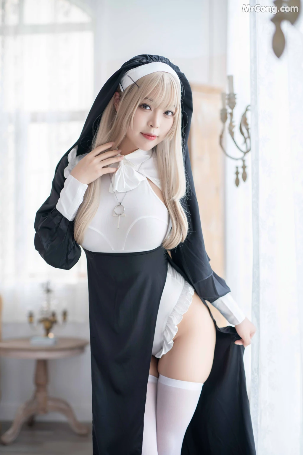 Coser@白烨 Vol.044: 禁x欲修女 (77 photos + 5 videos) – Page 5
